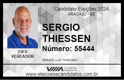 Candidato SERGIO THIESSEN 2024 - ARACAJU - Eleições