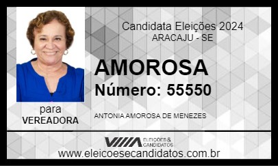 Candidato AMOROSA 2024 - ARACAJU - Eleições