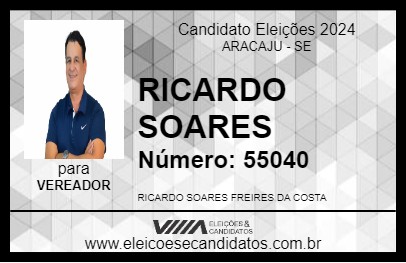 Candidato RICARDO SOARES 2024 - ARACAJU - Eleições