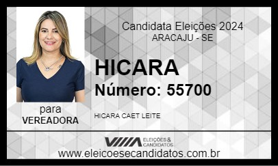 Candidato HICARA 2024 - ARACAJU - Eleições