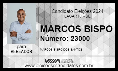 Candidato MARCOS BISPO 2024 - LAGARTO - Eleições