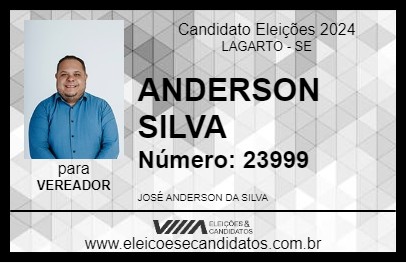 Candidato ANDERSON SILVA 2024 - LAGARTO - Eleições