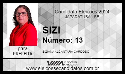 Candidato SIZI 2024 - JAPARATUBA - Eleições