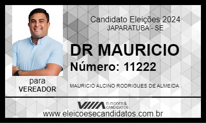 Candidato DR MAURICIO 2024 - JAPARATUBA - Eleições