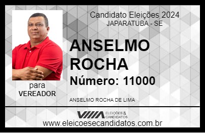 Candidato ANSELMO ROCHA 2024 - JAPARATUBA - Eleições