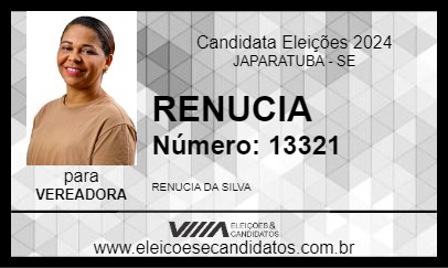 Candidato RENUCIA 2024 - JAPARATUBA - Eleições