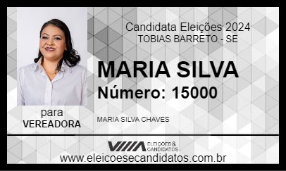 Candidato MARIA SILVA 2024 - TOBIAS BARRETO - Eleições