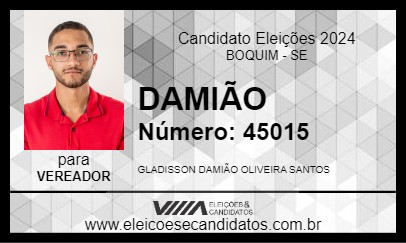 Candidato DAMIÃO 2024 - BOQUIM - Eleições