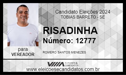 Candidato RISADINHA 2024 - TOBIAS BARRETO - Eleições