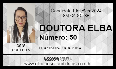 Candidato DOUTORA ELBA 2024 - SALGADO - Eleições