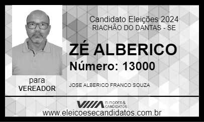 Candidato ZÉ ALBERICO 2024 - RIACHÃO DO DANTAS - Eleições