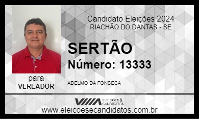 Candidato SERTÃO 2024 - RIACHÃO DO DANTAS - Eleições