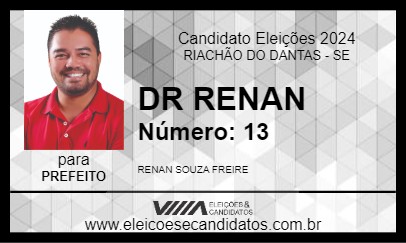 Candidato DR RENAN 2024 - RIACHÃO DO DANTAS - Eleições