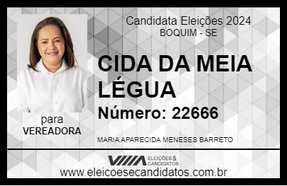 Candidato CIDA DA MEIA LÉGUA 2024 - BOQUIM - Eleições