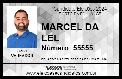 Candidato MARCEL DA LEL 2024 - PORTO DA FOLHA - Eleições