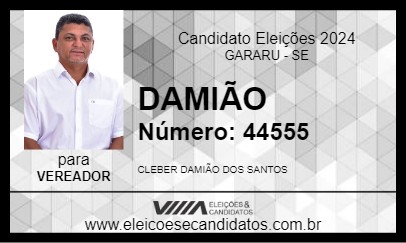 Candidato DAMIÃO 2024 - GARARU - Eleições