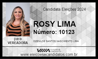 Candidato ROSY LIMA 2024 - NOSSA SENHORA DO SOCORRO - Eleições