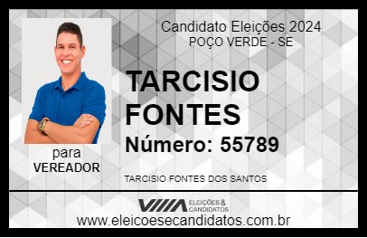 Candidato TARCISIO FONTES 2024 - POÇO VERDE - Eleições