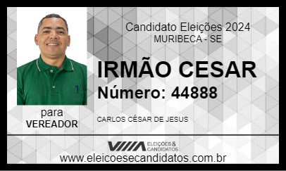 Candidato IRMÃO CESAR  2024 - MURIBECA - Eleições