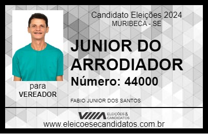 Candidato JUNIOR DO ARRODIADOR  2024 - MURIBECA - Eleições