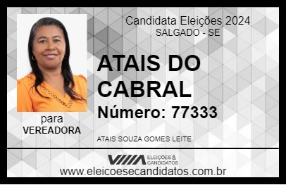 Candidato ATAIS DO CABRAL 2024 - SALGADO - Eleições