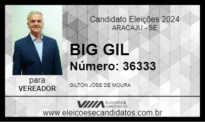 Candidato BIG GIL 2024 - ARACAJU - Eleições