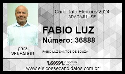 Candidato FABIO LUZ 2024 - ARACAJU - Eleições