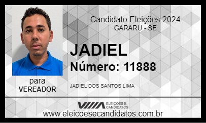 Candidato JADIEL 2024 - GARARU - Eleições