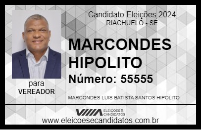 Candidato MARCONDES HIPOLITO 2024 - RIACHUELO - Eleições