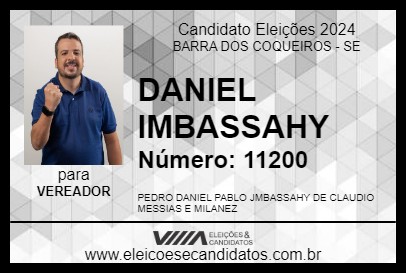 Candidato DANIEL IMBASSAHY 2024 - BARRA DOS COQUEIROS - Eleições