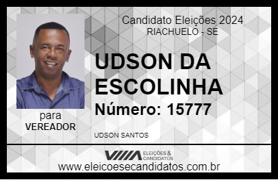 Candidato UDSON DA ESCOLINHA 2024 - RIACHUELO - Eleições