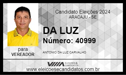 Candidato DA LUZ 2024 - ARACAJU - Eleições