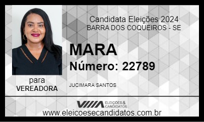 Candidato MARA 2024 - BARRA DOS COQUEIROS - Eleições