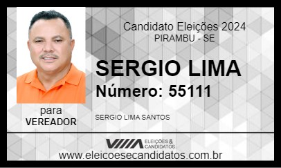 Candidato SERGIO LIMA 2024 - PIRAMBU - Eleições