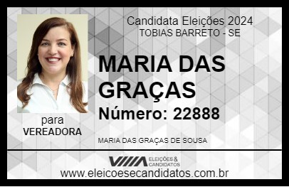 Candidato GRAÇA DA SAÚDE 2024 - TOBIAS BARRETO - Eleições