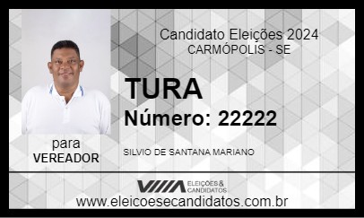 Candidato TURA 2024 - CARMÓPOLIS - Eleições