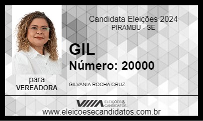 Candidato GIL 2024 - PIRAMBU - Eleições