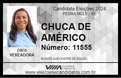 Candidato CHUCA DE AMÉRICO 2024 - PEDRA MOLE - Eleições