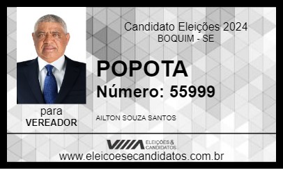 Candidato POPOTA 2024 - BOQUIM - Eleições