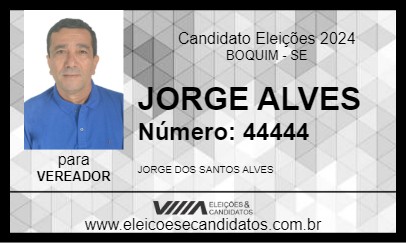 Candidato JORGE ALVES 2024 - BOQUIM - Eleições