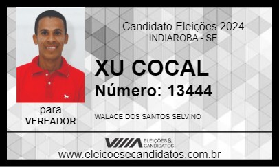 Candidato XU COCAL 2024 - INDIAROBA - Eleições