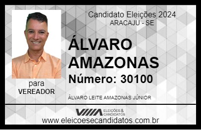 Candidato ÁLVARO AMAZONAS 2024 - ARACAJU - Eleições