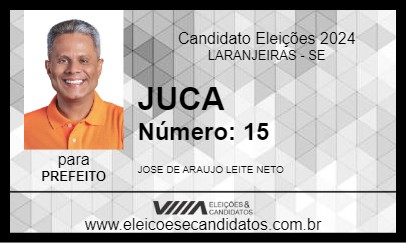 Candidato JUCA 2024 - LARANJEIRAS - Eleições