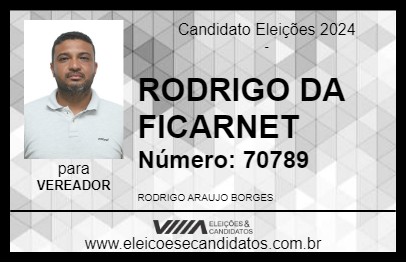 Candidato RODRIGO DA FICARNET 2024 - LAGARTO - Eleições