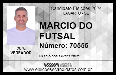 Candidato MARCIO DO FUTSAL 2024 - LAGARTO - Eleições