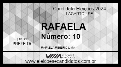 Candidato RAFAELA  2024 - LAGARTO - Eleições