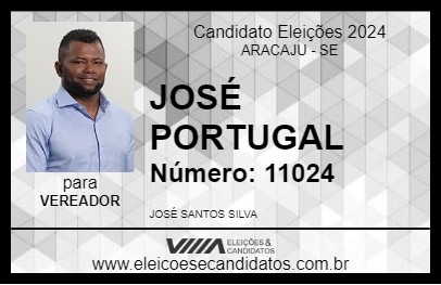 Candidato JOSÉ PORTUGAL 2024 - ARACAJU - Eleições