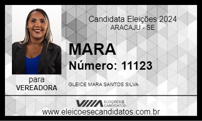 Candidato MARA 2024 - ARACAJU - Eleições