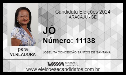 Candidato JÓ 2024 - ARACAJU - Eleições