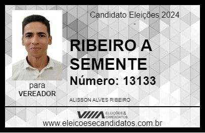 Candidato RIBEIRO A SEMENTE 2024 - ARACAJU - Eleições